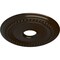 Ekena Millwork Classic Ceiling Medallion (Fits Canopies up to 12 3/4"), 18 5/8"OD 4"ID x 1 1/8"P, Bronze CM19CLBZS - alternate 5